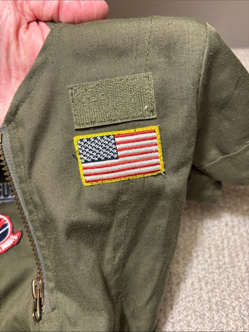 Top Gun Flight Dress Child Costume - Picture 14 of 14